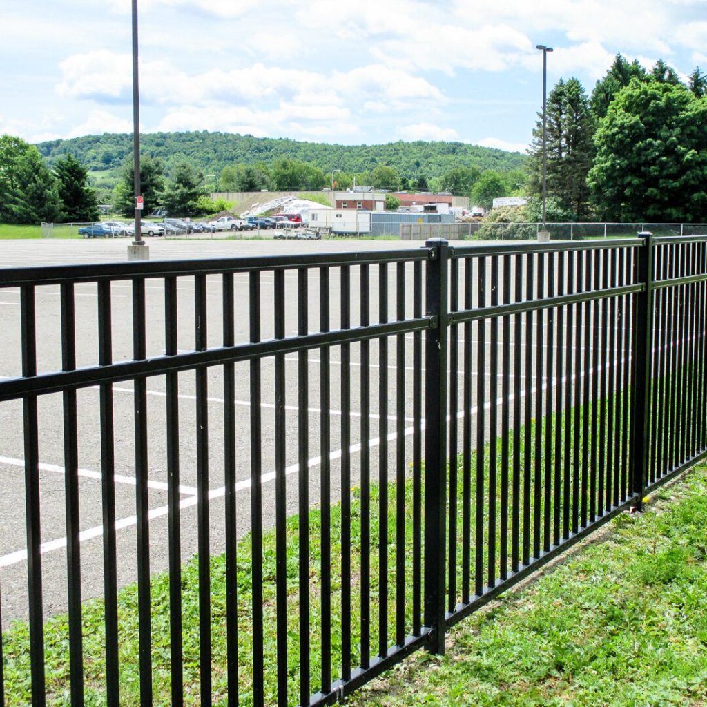 deck and fence