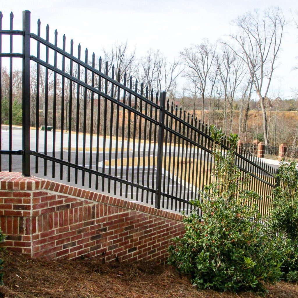 deck and fence