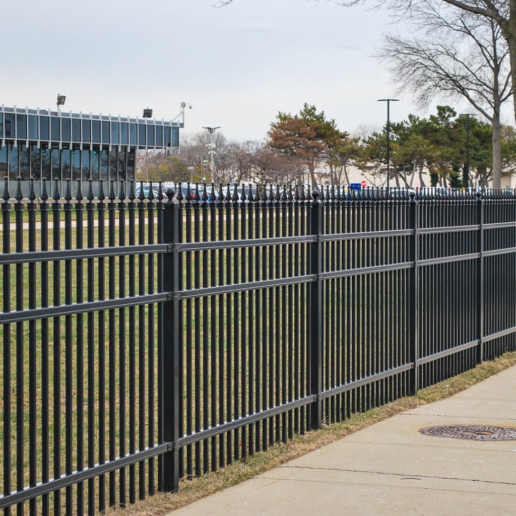 deck and fence